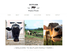 Tablet Screenshot of butlerfamilyfarm.com
